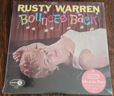 RUSTY WARREN BOUNCES BACK NM/NM Shrink Vinyl Lp 1961 Jubilee 2039  - Image 1 of 4