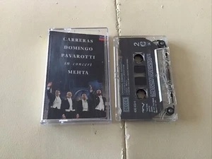 Carreras , Domingo , Pavarotti In Concert Mehta - Cassette Album Tape VGC 1990 - Picture 1 of 7