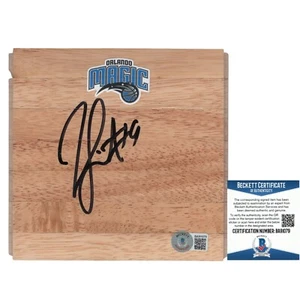 Rashard Lewis Orlando Magic Signed Basketball Floor Autograph Proof Beckett Auto - Picture 1 of 7