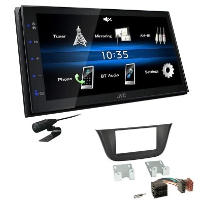 JVC Autoradio Touchscreen Bluetooth USB für Iveco Daily VI ab 2014 schwarz - Bild 1 von 4