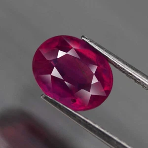 ES 2.47 ct. Rubí Natural Oval Rojo Madagascar - Imagen 1 de 3