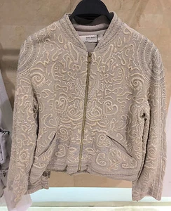 ZARA BESTICKTE JACKE GRAU XS-L REF. 7521/221 - Bild 1 von 3