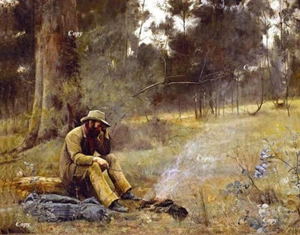 Fredrick McCubbin Down On His Luck Best Canvas Prints - Framed & Ready to Hang - Picture 1 of 3
