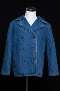 Vintage Polo Ralph Lauren Equestrian Lined Denim Jacket Coat Size 3X / XXX Large - Picture 1 of 7
