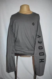 Hooey Men's Western Original Flag Shield Long Sleeve T-Shirt Charcoal 139921189 - Picture 1 of 4