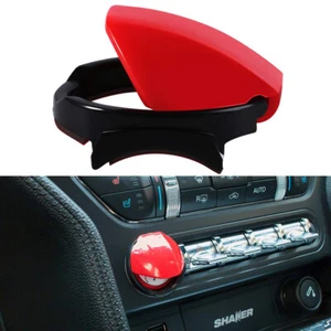 Red Engine Start/Stop Switch Trim Ignition Push Button Cover for Ford Mustang - Bild 1 von 12