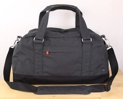 Lululemon In Your Element Duffel Bag Gray w/ Shoulder Strap & Camo Style Lining - Image 1 of 4