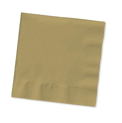 2-ply Paper Square Luncheon Napkins - Solid Colors- Disposable Dinner Bar Party  - Image 1 of 1