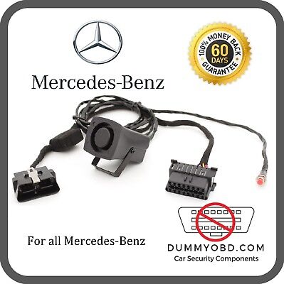 Mercedes-Benz ALL MODELS DUMMY FAKE OBD PORT POWERED SIREN Anti Theft Security • 58.27€