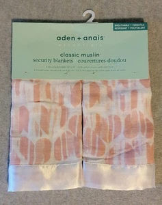 NWT Aden + Anais Briar Rose 2-Pack Classic Muslin Security Blankets Lovey - Picture 1 of 5