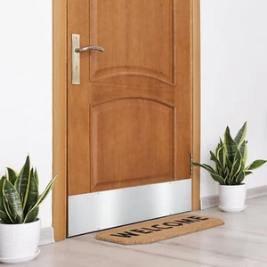 4 Pack Door Kick Plates 34" x 8" Aluminum  Exterior Interior Doors Protection - Picture 1 of 8