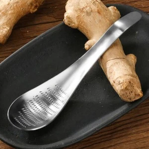 Kitchen Stainless Steel Ginger Grater Garlic Grinder Grinding Tool Lemon Zester - Picture 1 of 12