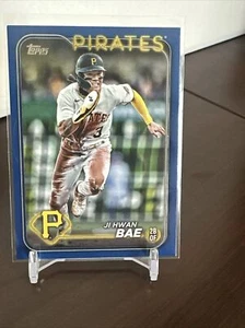 2024 Topps Series 1 Ji Hwan Bae #160 Royal Blue Parallel - Picture 1 of 2