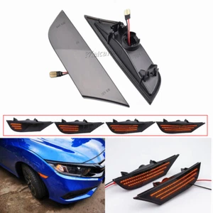 Smoke For Honda Odyssey 2018-2022 LED Sequential Side Marker Light Turn Signal - Foto 1 di 8