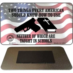 2 Things Americans Should Use Magnet Fridge Refrigerator Home Kitchen Decoration - Picture 1 of 1