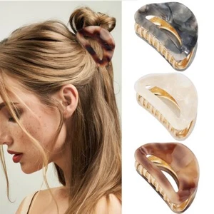 3Pcs Medium Claw Clips Hair Clips for Women's Hair Tortoise Hair Clips Tortoi... - Picture 1 of 7