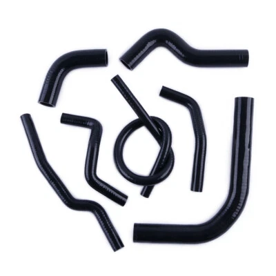 Manguera de admisión de inducción de silicona negra para radiador y calentador Suzuki Samurai 1986-95 Foto 1 de 4