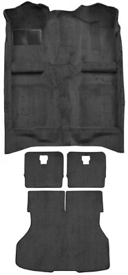 ¡Nuevo! Juego de alfombras negras Ford Mustang 1987-1993 alfombra hatchback completa moldeada Foto 1 de 4