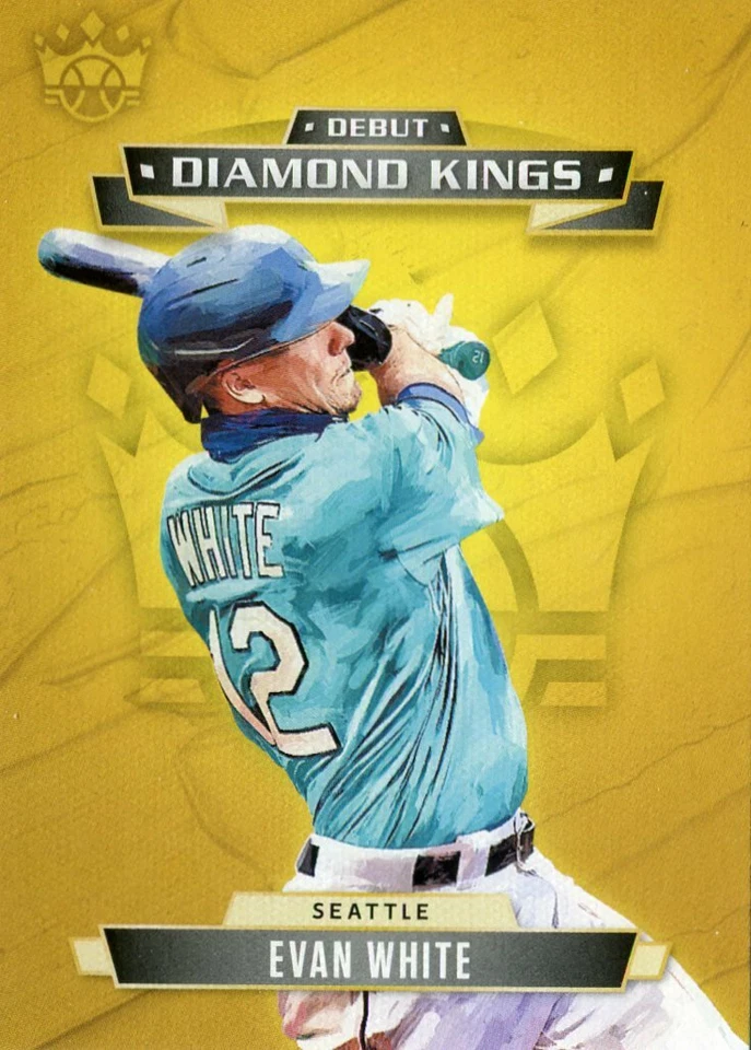 2021 Panini Diamond Kings Debut DDK-SM Evan White - Image 1 of 1