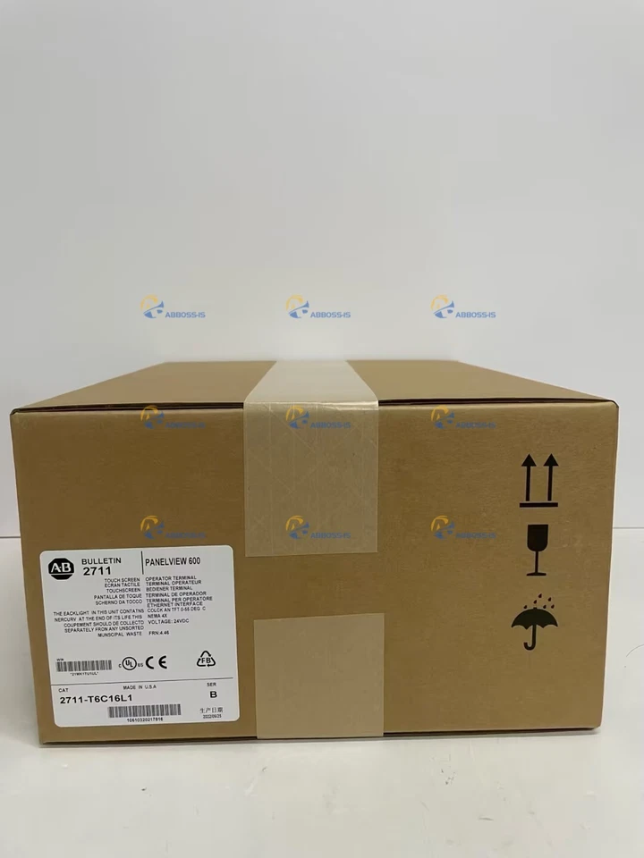 Allen Bradley 2711-T6C16L1 Ser B FRN 4.46 PanelView 600 Touchscreen HMI PLC #3 - Image 1 of 1