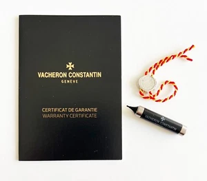 VACHERON CONSTANTIN - CERTIFICATE WARRANTY + PUSHER + TAG - NEW ! - Picture 1 of 12