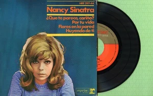 NANCY SINATRA / Que te parece Cariño /  REPRISE HRE-297-44 Pres Spain 1966 EX - Picture 1 of 5