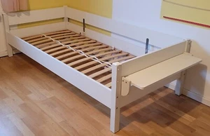 Paidi Biancomo Bett Weiß mit Lattenrost und Hängeregal - Bild 1 von 6