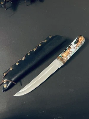 Puukko – Handgefertigt | 4116 Stahl | Hybrid-Griff | 30 cm 1 - Bild 1 von 4