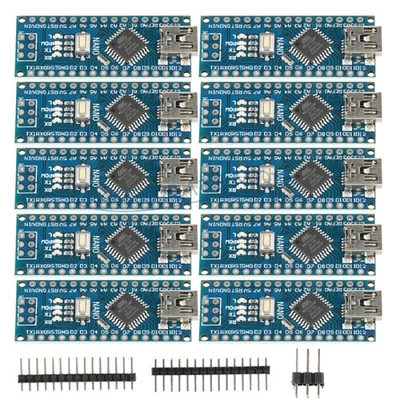 1-10PCS Nano V3.0 Mini USB ATmega328P-AU CH340G 5V Board Module For Arduino - Bild 1 von 4