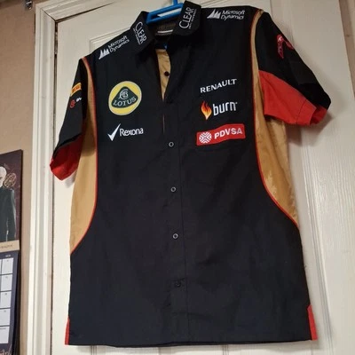 Lotus F1 Team  Shirt Mens S Black Renault Racing Car Official Formula One (28) - Image 1 of 4