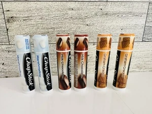 ChapStick Lip Balm S’mores Collection Lot of 6 Tubes Marshmallow, Choc & Graham - Picture 1 of 1