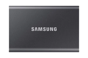 Samsung T7 Portable SSD - 2 TB - USB 3.2 Gen.2 External SSD Titanium Grey (MU-PC - Picture 1 of 10