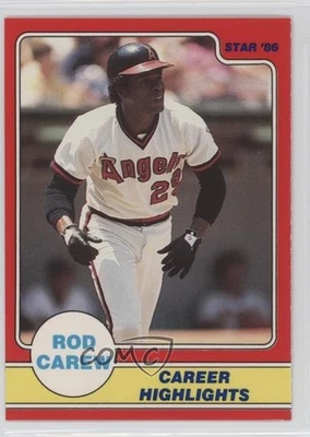 1986 Star Rod Carew Rod Carew #22 HOF - Image 1 of 2