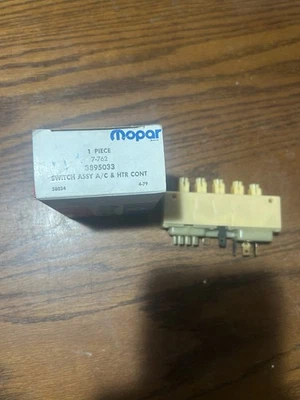 1968-1974 Dodge Chrysler Plymouth A/C Heater Vacuum Control Switch 3895033 NORS - Image 1 of 4