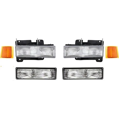 Headlight Kit For 1994-1998 GMC C1500 - Composite Headlight Left and Right Side - Image 1 of 4