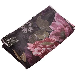 Glas TüR Dekorative Vorhang Schlafzimmer Pfingstrose Voile Vorhang TüLl mit8233 - Bild 1 von 7