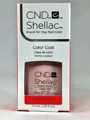 CND Shellac Power Polish Clearly Pink 0.25 oz - Image 1 of 2