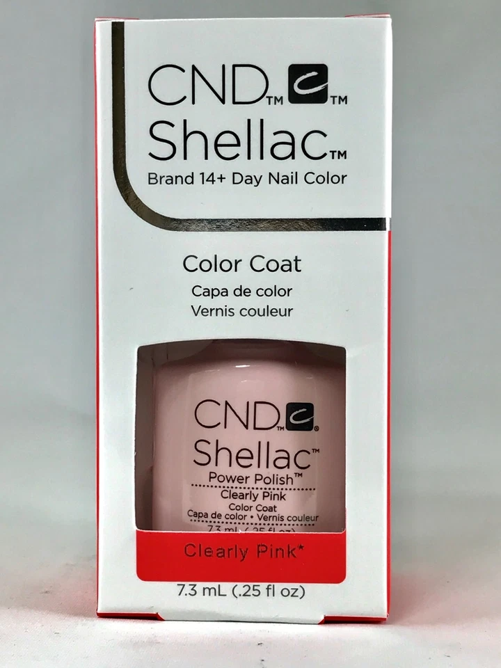 CND Shellac Power Polish Clearly Pink 0.25 oz - Image 1 of 2