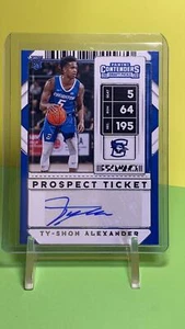 2020-21 Panini Contenders - TY-SHON ALEXANDER - Prospect Ticket - RC Auto - Picture 1 of 2