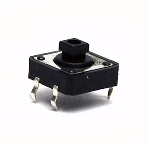 200pc 12mm DIP Tact Switch SHD-1103T-2 12x12x7.4mm F=160±50g Life cycle=300,000  - Picture 1 of 6