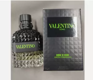 Valentino Uomo Born in Roma Green Stravaganza EDT Cologne for Men 3.4 oz US - Picture 1 of 3