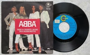 ABBA 'Take A Chance On Me / I'm A Marionette' 1977 Spanish 7" vinyl - Picture 1 of 1