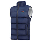 9 Heating Zones Electric Heated Jackets Stand Collar Zip Heated Vest for Camping