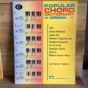 POPULAR CHORD DICTIONARY FOR ORGAN - PAPERBACK BOOK - Bild 1 von 10