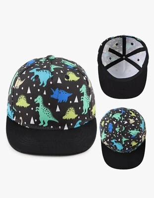 Gorra de béisbol para bebé con estampado de dinosaurios Gorra para el sol Niños o niñas Talla 52 cm o 20,5" Foto 1 de 4