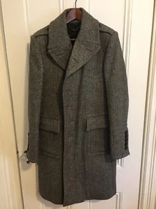 Burberry Prorsum Herringbone Long Military Coat Eu50 Bailey, Slimane - Bild 1 von 7