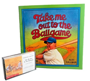 Take Me Out to The Ball Game w/ Cassette Scholastic School Edition Paperback NOS - Picture 1 of 10