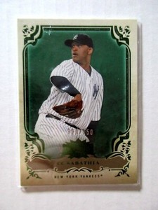 CC Sabathia 2013 Topps Triple Threads EMERALD PARALLEL New York Yankees 119/250