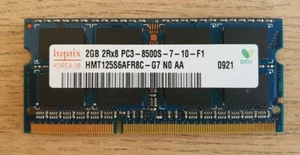 Mémoire Vive 2go Pc3 8500S Sodimm So-dimm Ram Apple Mac Imac Macbook Neuf hynix - Picture 1 of 1