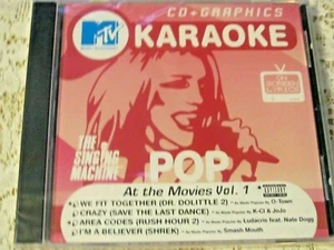 The Singing Machine Karaoke Pop CD "At The Movies Vol. 1"  Brand New Sealed - Picture 1 of 6